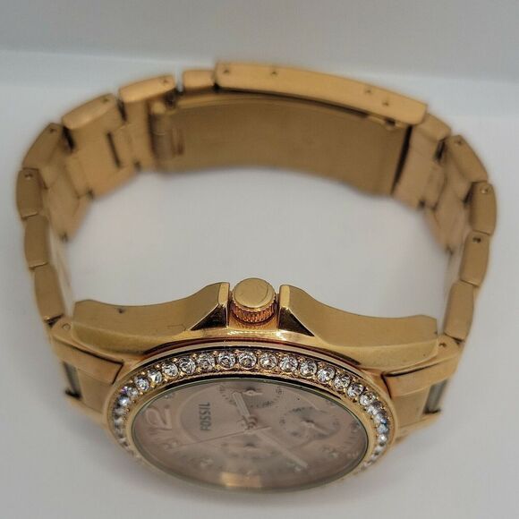 Fossil Riley ES2811 Women's Stainless Steel Analog Dial Quartz Wrist Watch DE278 - Picture 7 of 10